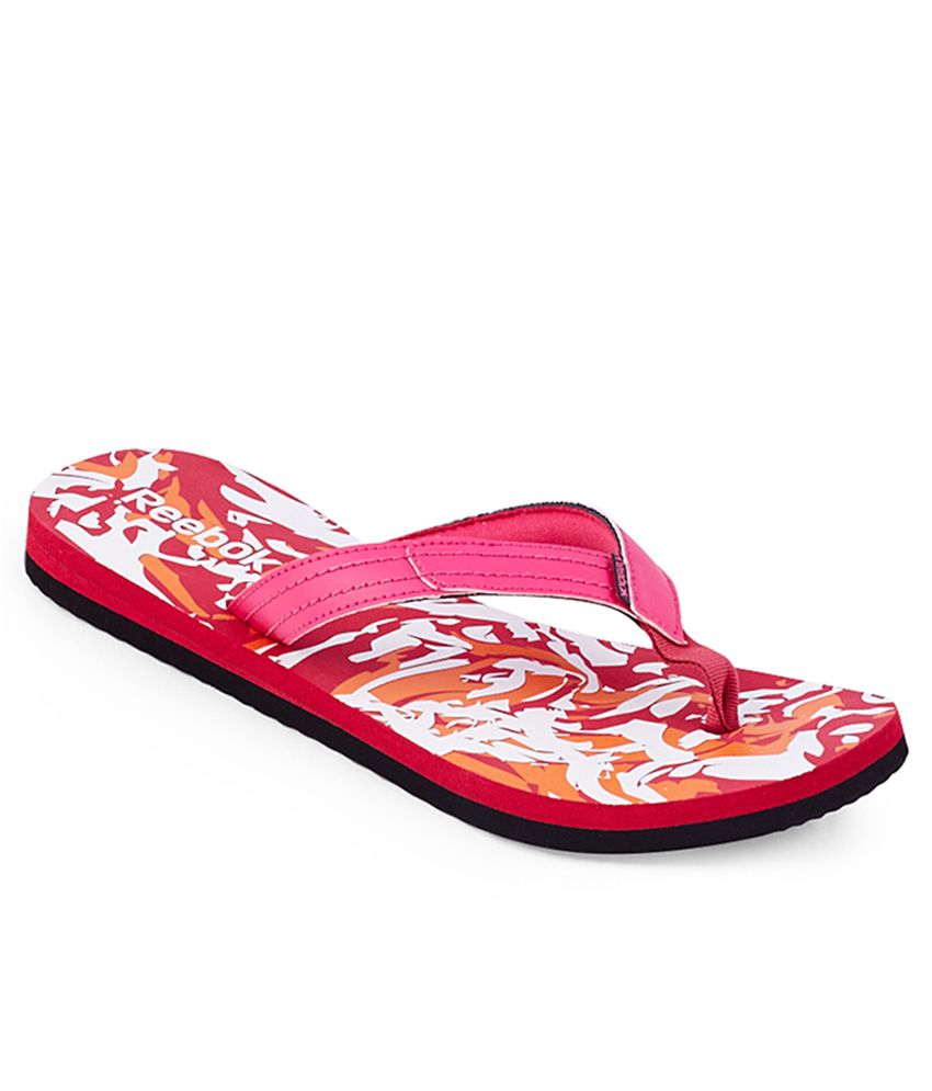 Reebok Pink Flip Flops Price in India- Buy Reebok Pink Flip Flops ...