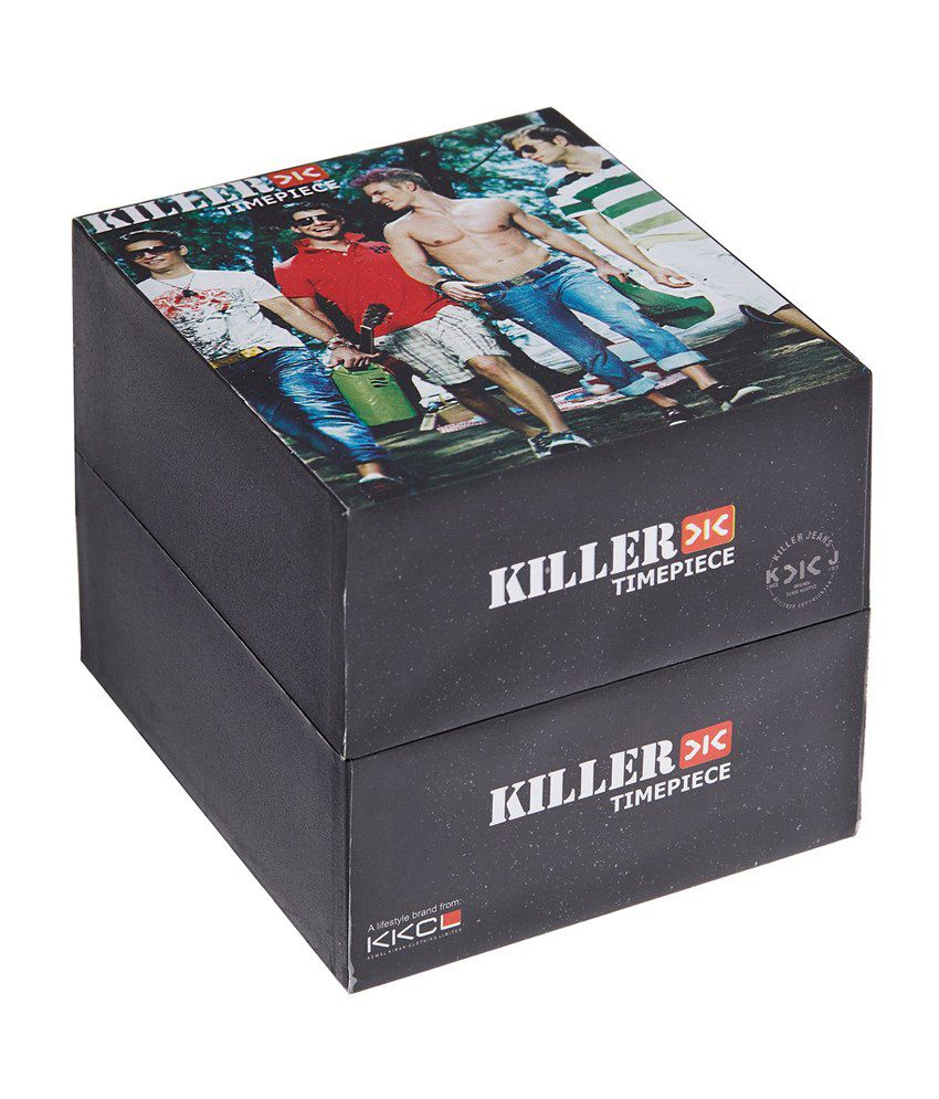 Killer Black Dial Analog Men's Watch (KLW011C) - Buy Killer Black Dial ...