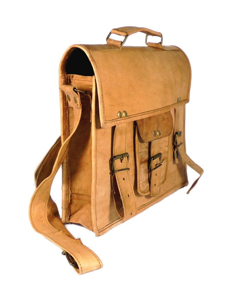 Adimani Brown Messenger Bag Buy Adimani Brown Messenger Bag Online at