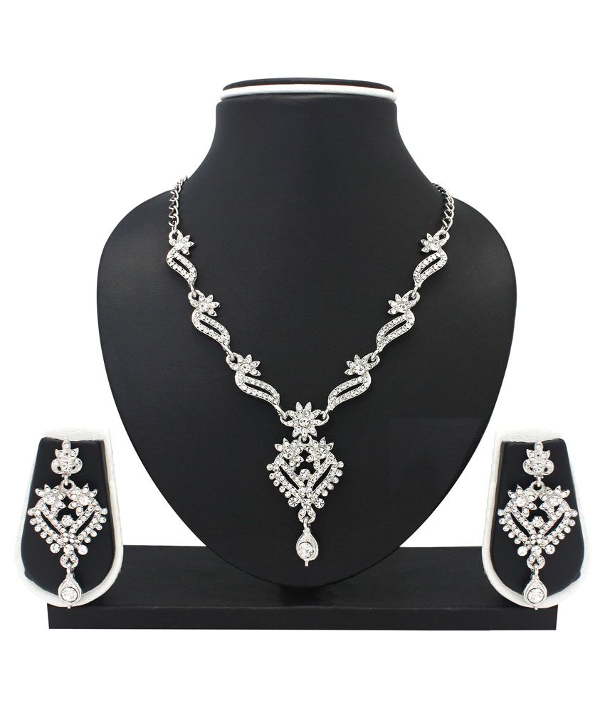 Atasi International Silver Alloy Necklace Set Buy Atasi International