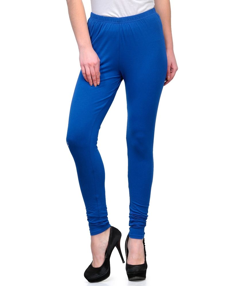 Cloth India Blue Cotton Leggings Price in India Buy Cloth India Blue