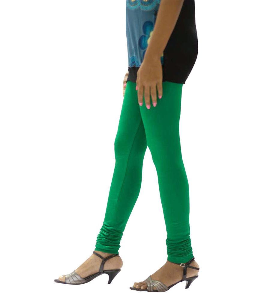 Buy Green Leggings for Women by DOLLAR MISSY Online | Ajio.com