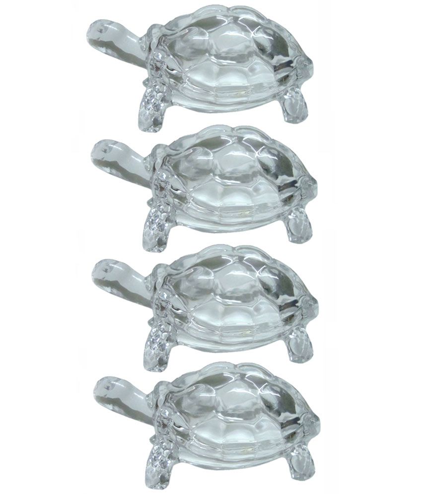     			Arr Solutions Glossy Glass Feng Shui Tortoise- Pack Of 4