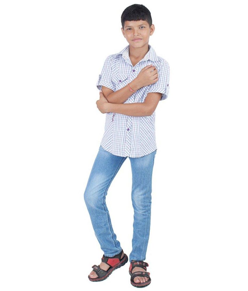 Uber Urban Blue Jeans For Boys - Buy 