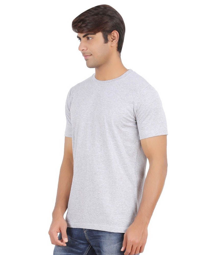 Attitude Grey 100 Percent Cotton T - Shirt - Buy Attitude Grey 100 ...