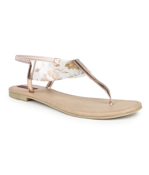 Cinderellas Beige Faux Leather Flat Slip Ons Price in India Buy