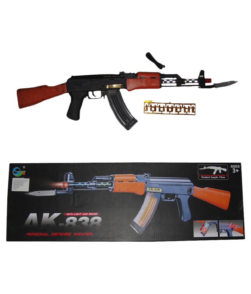 Kritigya Enterprises Multicolour Power Gun Ak 838 Action Toy - Buy ...