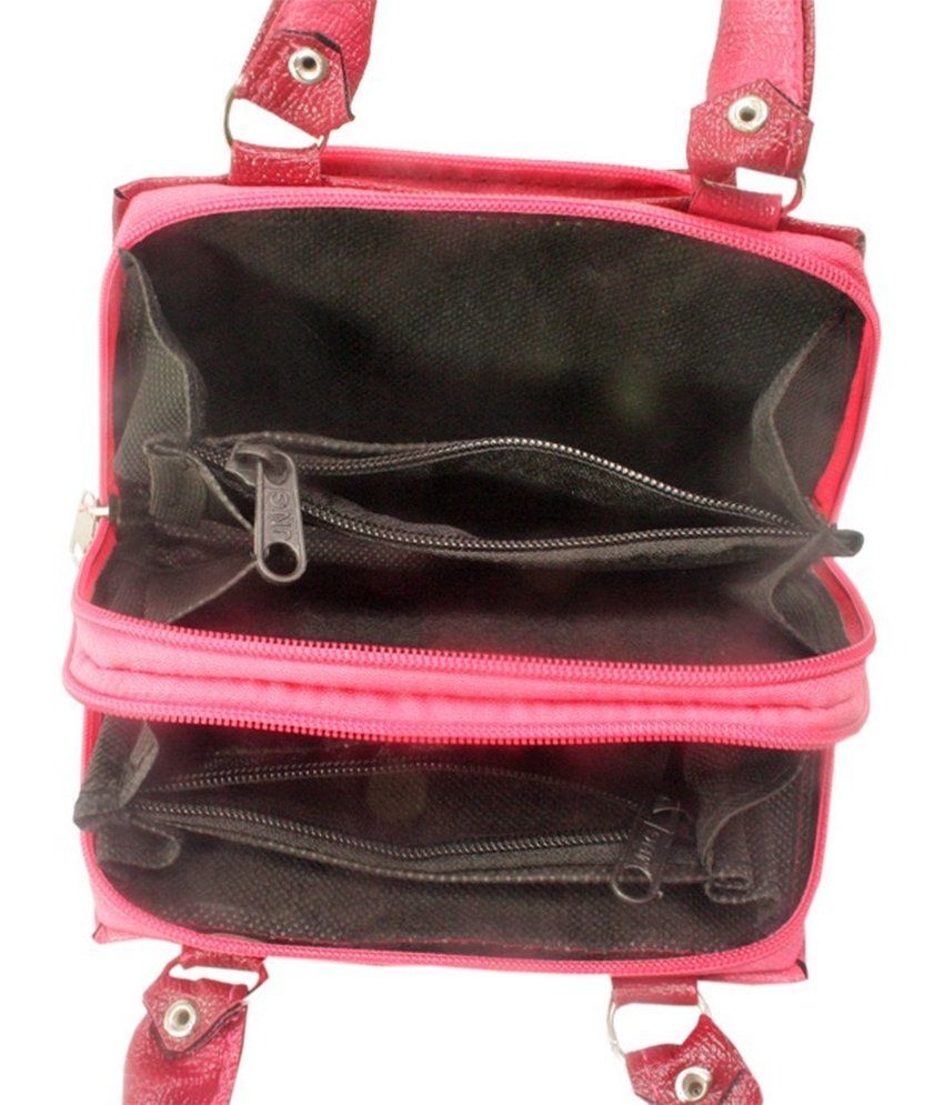 JM Red Leather Shoulder Bags Buy JM Red Leather Shoulder Bags Online