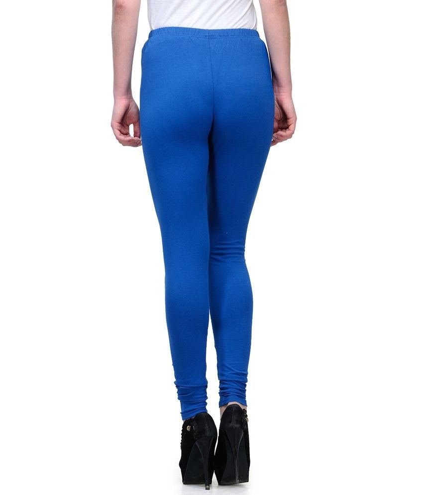 Manoj Hosiery Factory Blue Cotton Leggings Price in India Buy Manoj