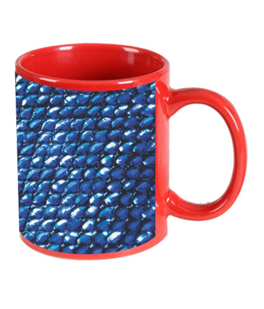 Printland Red Melamine Coffee Mug - 350 ml: Buy Online at Best Price in ...