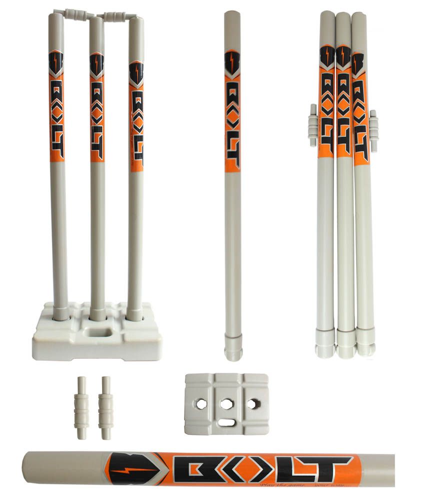Bolt Cricket Set with Stump Set and 6 Cricket Ball Size 6 Buy Online