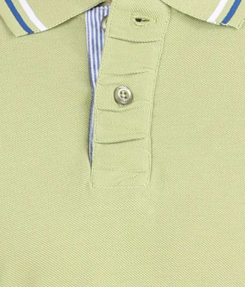sea green polo t shirt