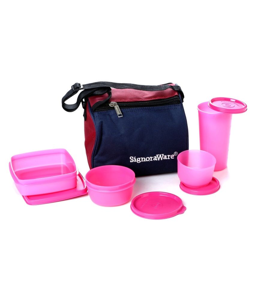 signoraware best lunch box with bag