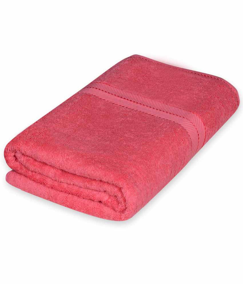 Fifth Element Single Cotton Bath Towel - Pink - Buy Fifth Element ...
