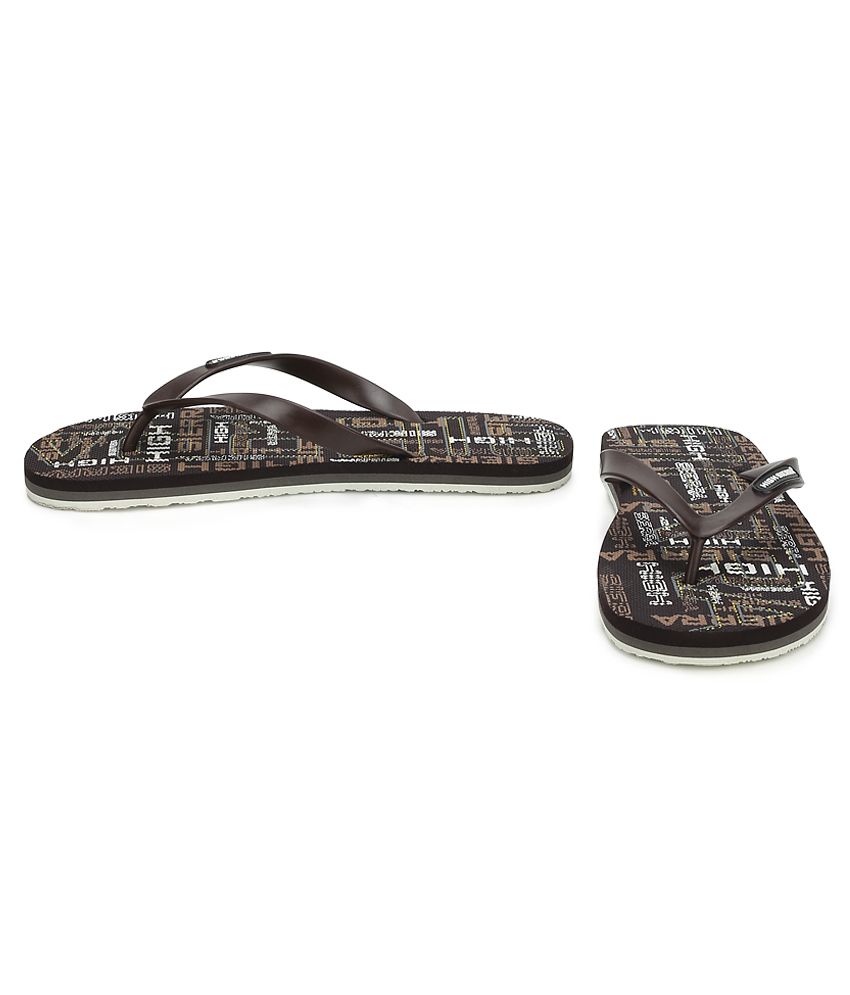 High Sierra Brown Flip Flops Price in India- Buy High Sierra Brown Flip Flops Online at Snapdeal
