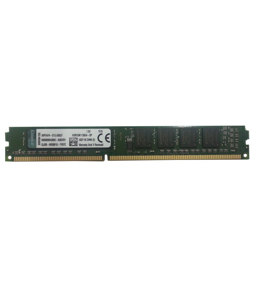     			Kingston KVR16N11S8/4-SP1.5V 4GB DDR3 Desktop RAM