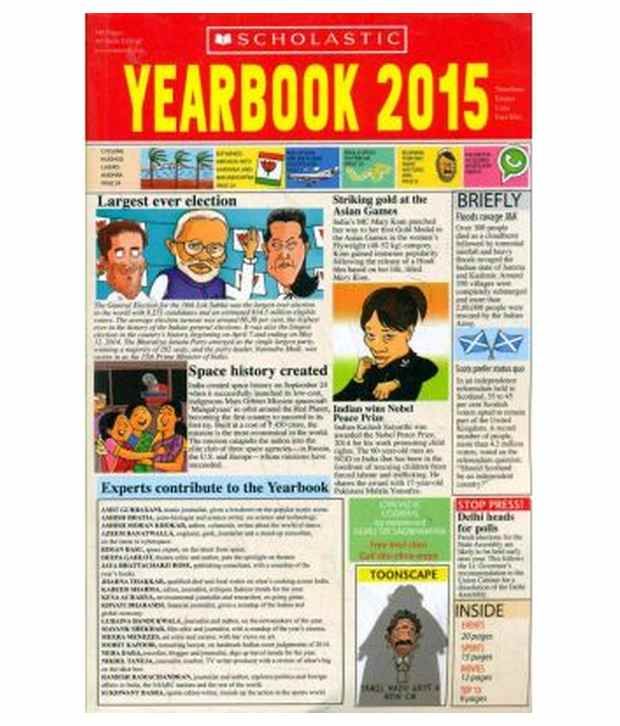 Scholastic Year Book 2015 Buy Scholastic Year Book 2015