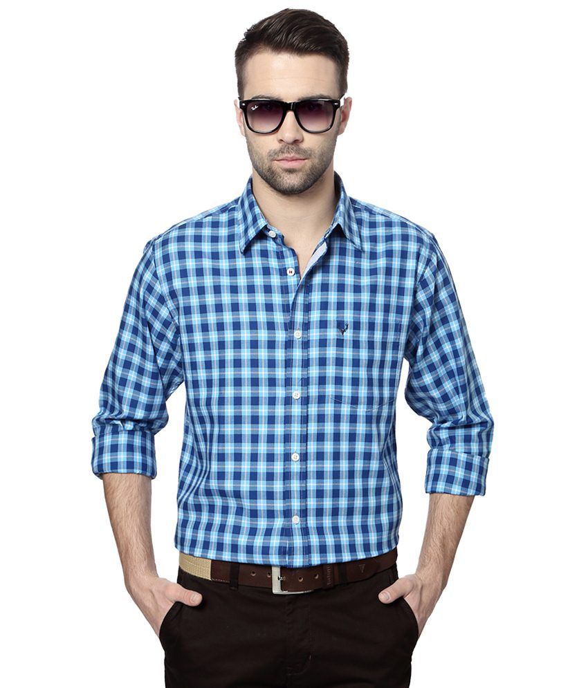 Allen Solly Blue Shirt for Men - Buy Allen Solly Blue Shirt for Men ...