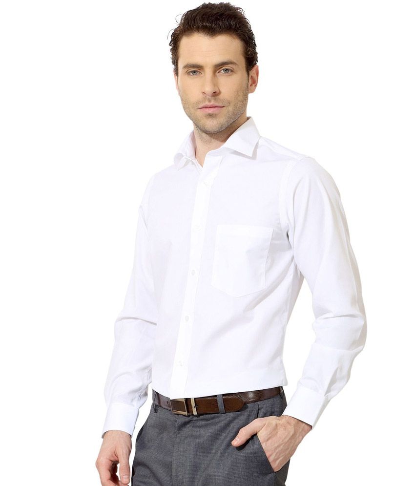 Monsieur White Shirt - Buy Monsieur White Shirt Online at Best Prices ...