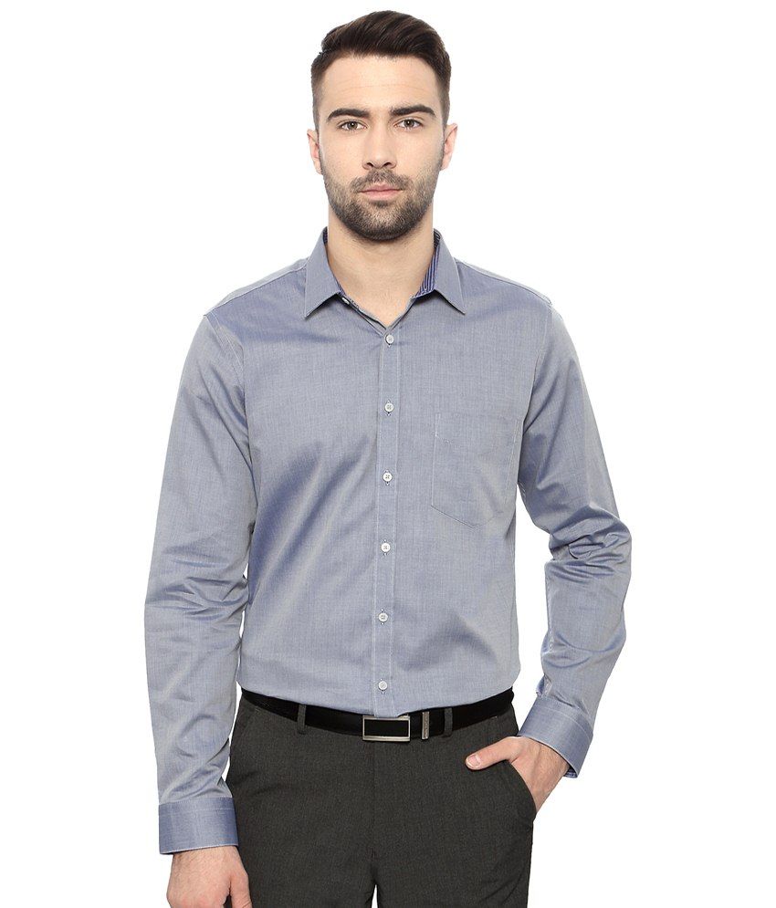 textured formal shirt