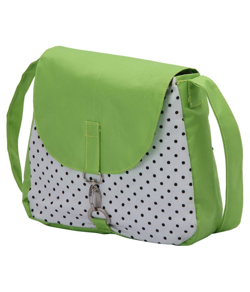 green sling bags