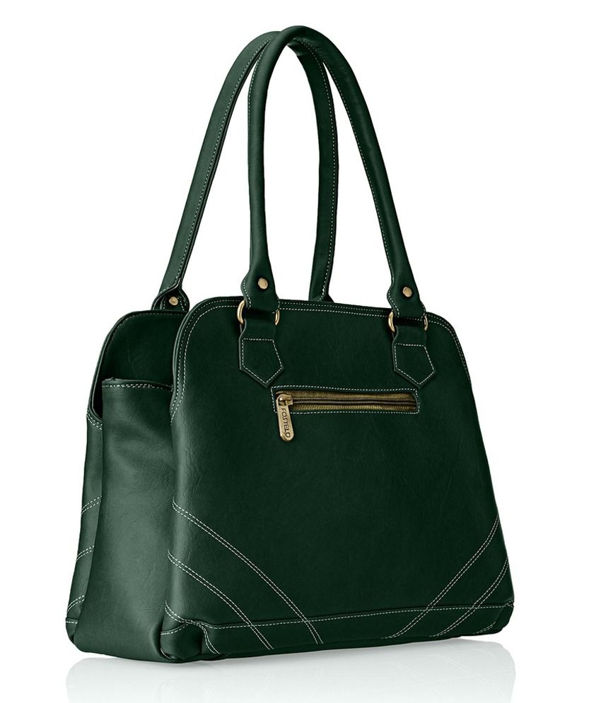 forest green shoulder bag