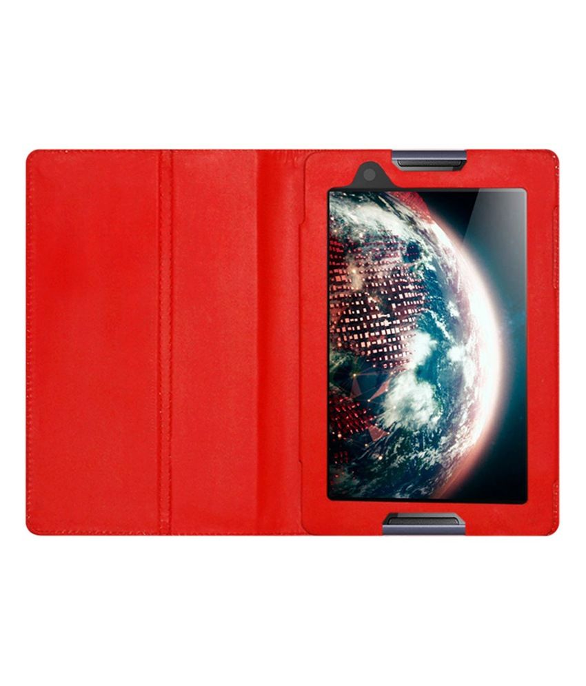 ACM Leather Front & Back Cover Stand Flip Case For Lenovo Tab A730