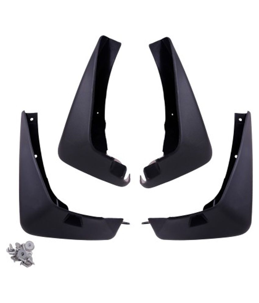 Autoaxis Black Plastic Mud Flap For Maruti Alto K10 Set Of 4 Buy