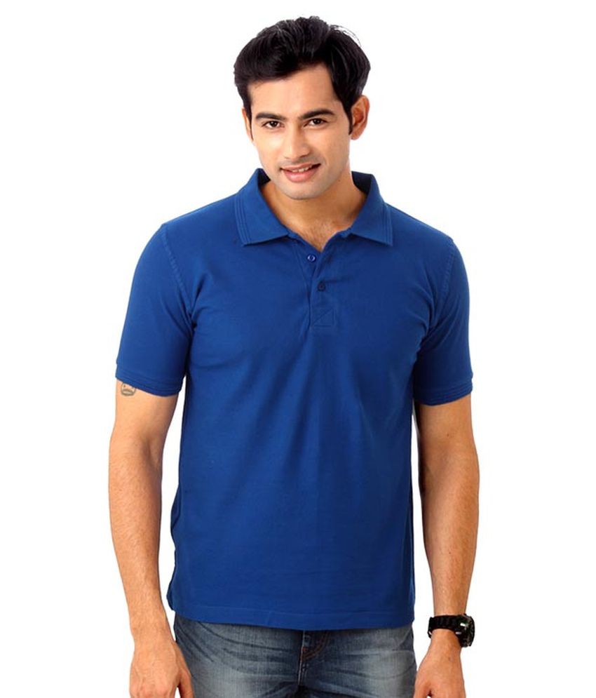 Tirupur Export Garments Blue Cotton Polo T-Shirt - Buy Tirupur Export ...