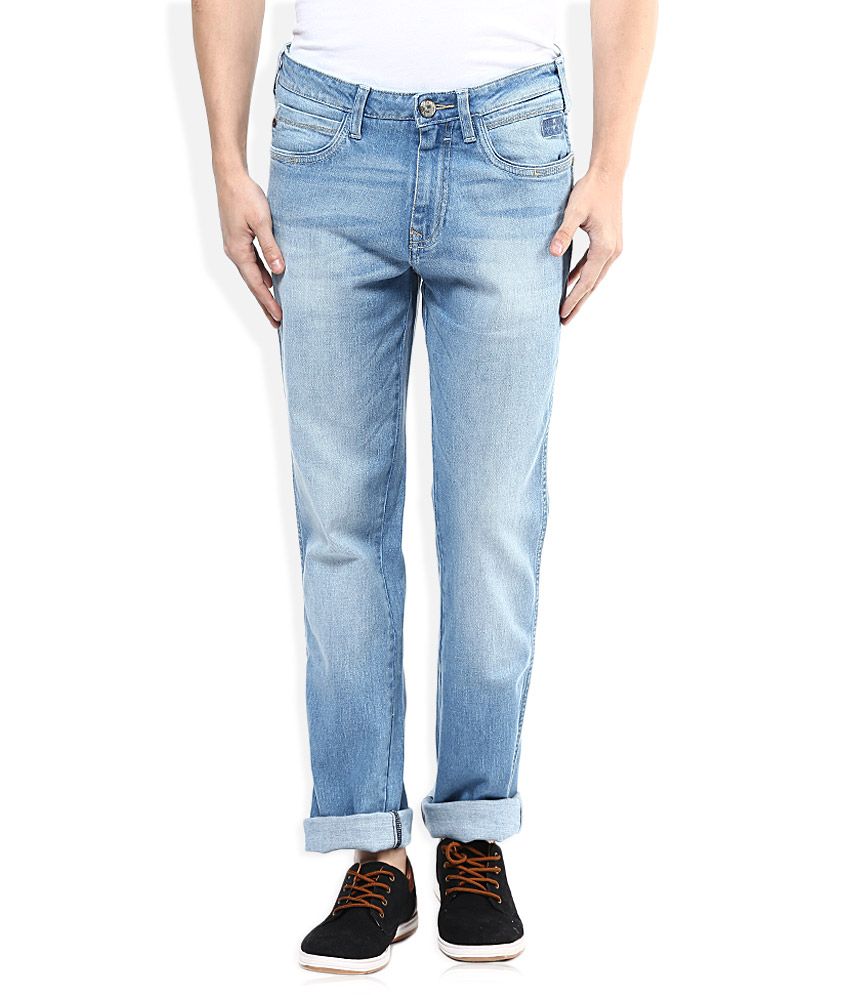 .   .. Jeans - Buy Wrangler Blue Light Wash Regular Fit Jeans Online at Low