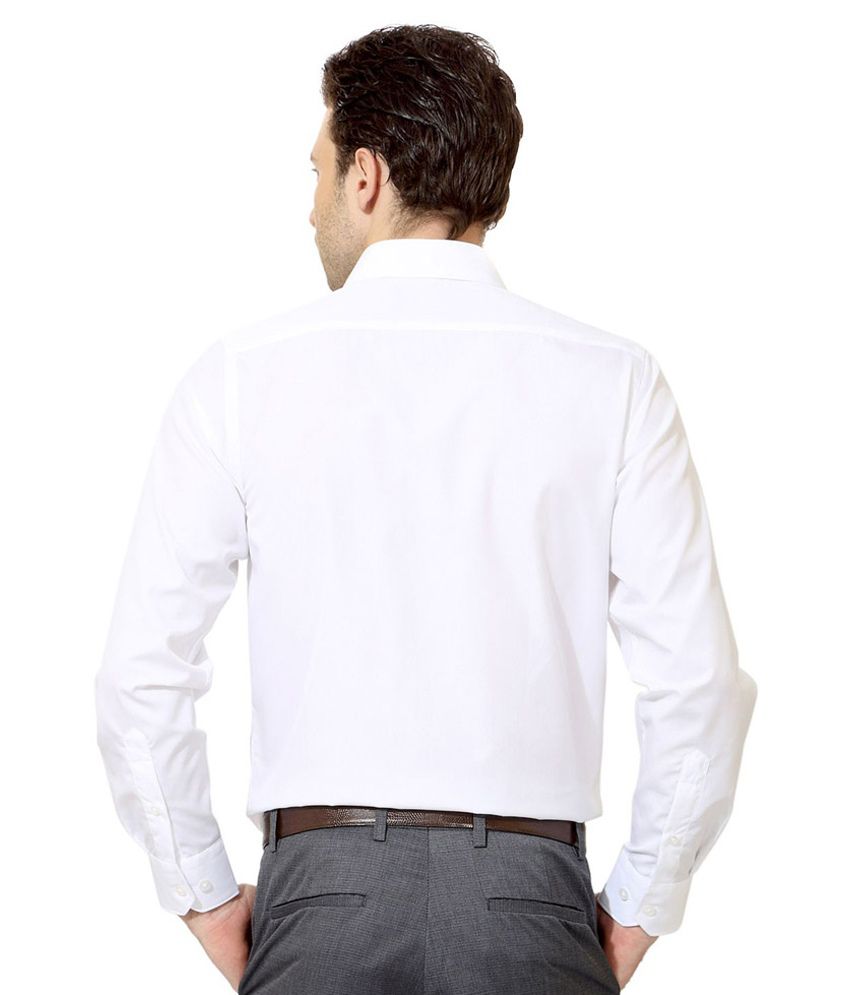 JB Garments White Formal Shirt - Buy JB Garments White Formal Shirt ...