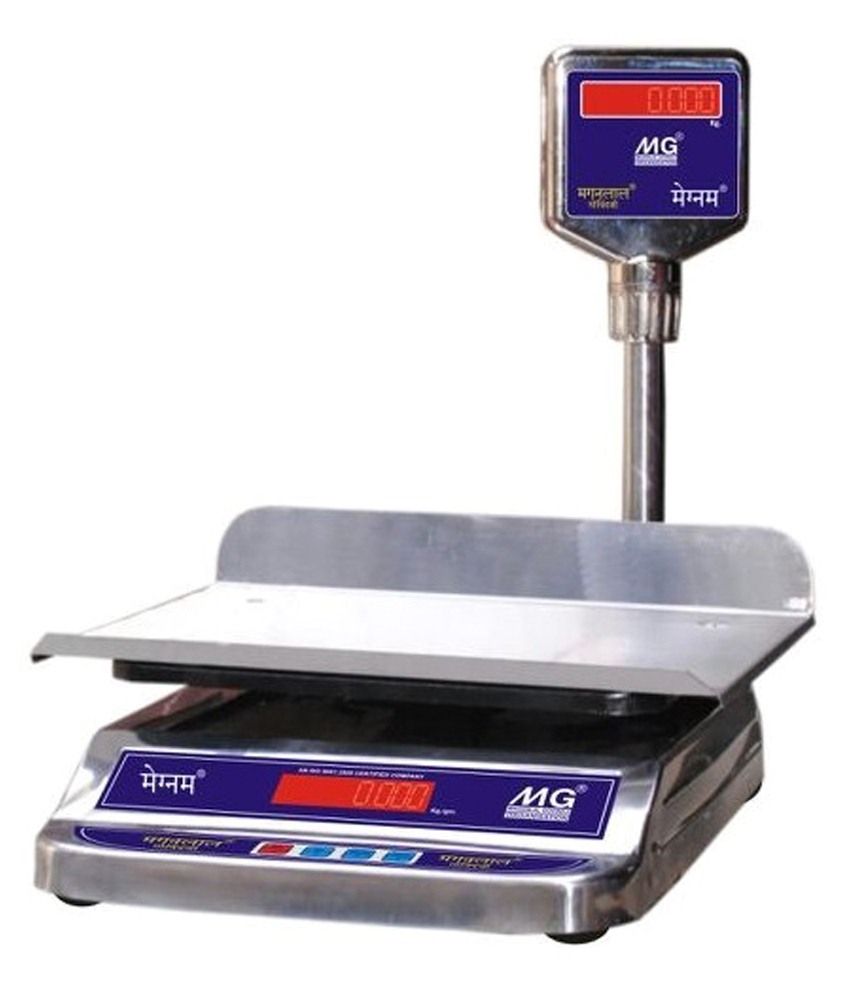 MG L Plate Silver & Purple Steel Weighing Machine 10 KG Buy MG L Plate
