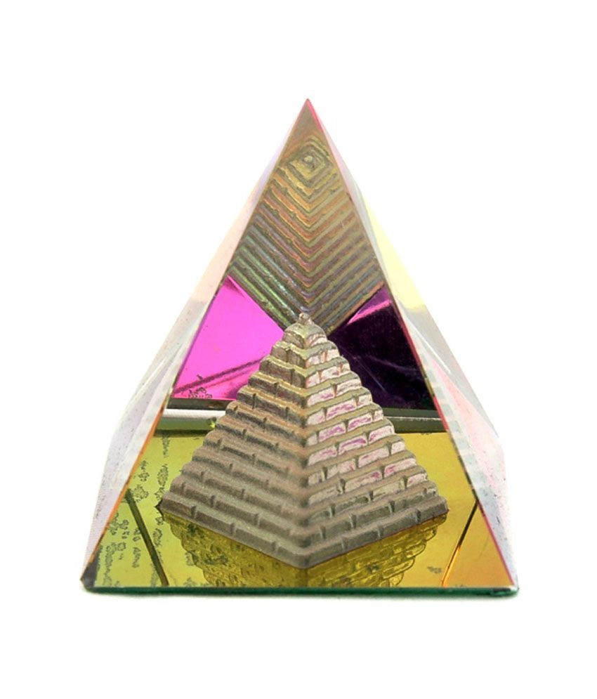     			Astrologer Face Reader Multi Crystal Multi Colour Pyramid