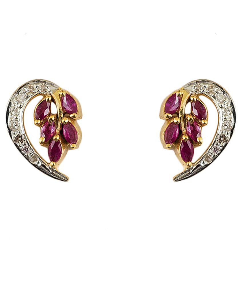 TatiwalasSoul Jewellery 14Kt Gold Stud Earrings Buy TatiwalasSoul