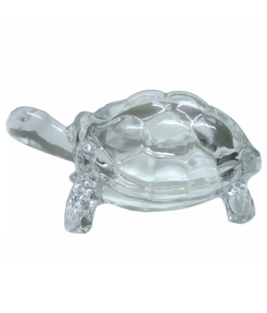     			Bgroovy Glossy Glass Fengshui Crystal Tortoise