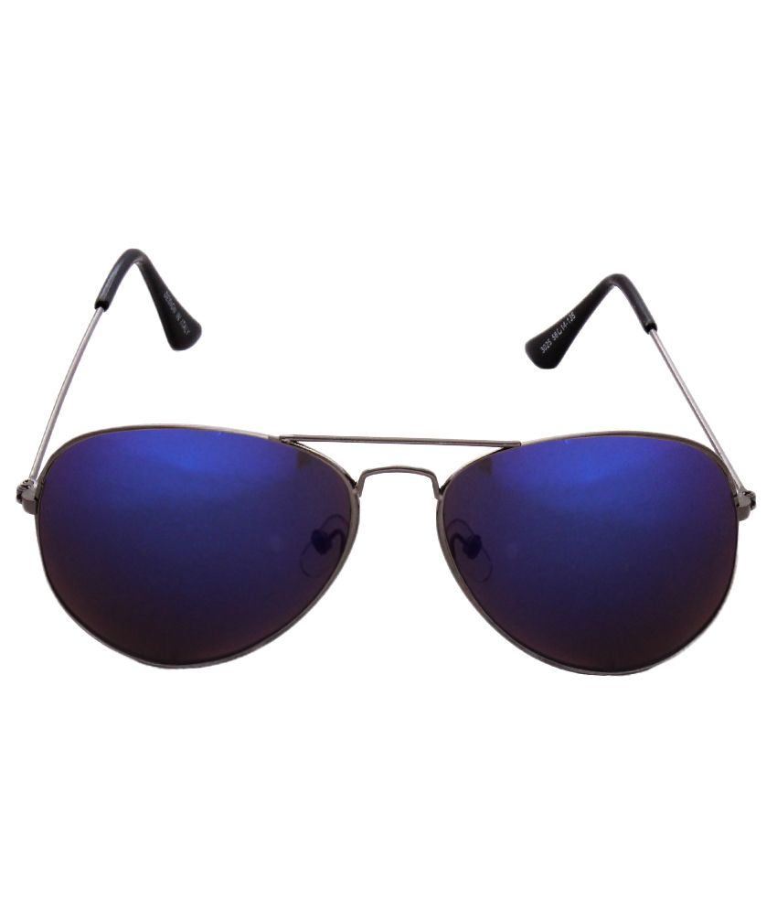 blue colour aviator sunglasses