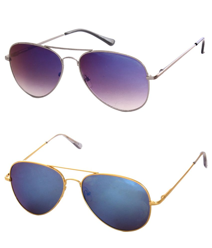 Just Colour Multicolor Aviator Sunglasses - Combo - Buy Just Colour ...
