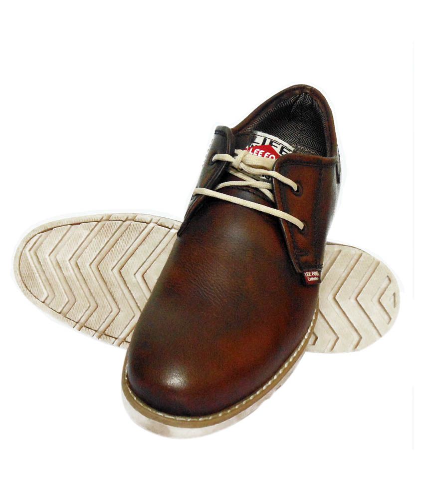 Lee Fog Brown Casual Shoes