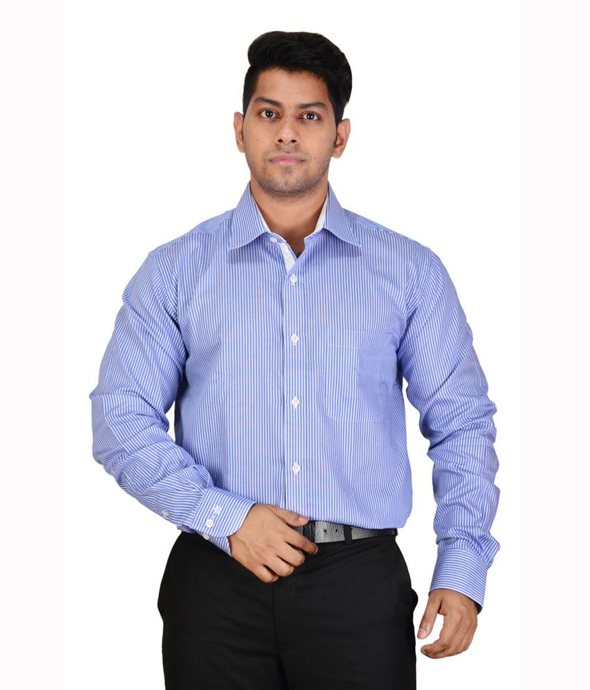 Raymond Blue Formal Shirt - Buy Raymond Blue Formal Shirt Online at ...