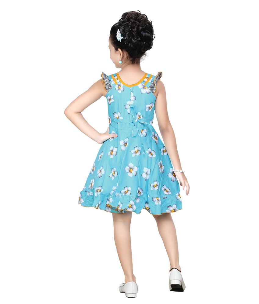 blue frocks for women