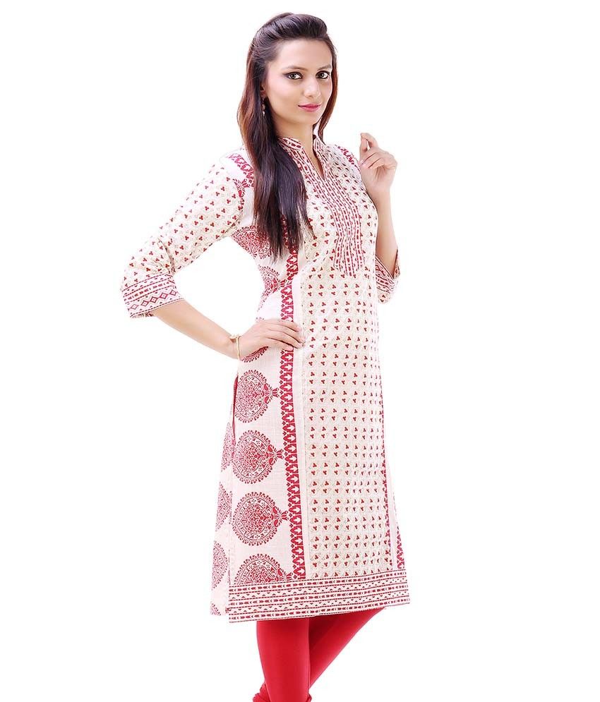 Jaipur Fab Multicolor Cotton Kurti Buy Jaipur Fab Multicolor Cotton