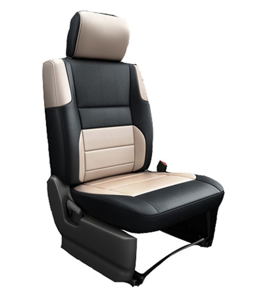 Elaxa Black PU Leatherite Car Seat Covers For Maruti Alto K10 Buy Elaxa Black PU Leatherite Car