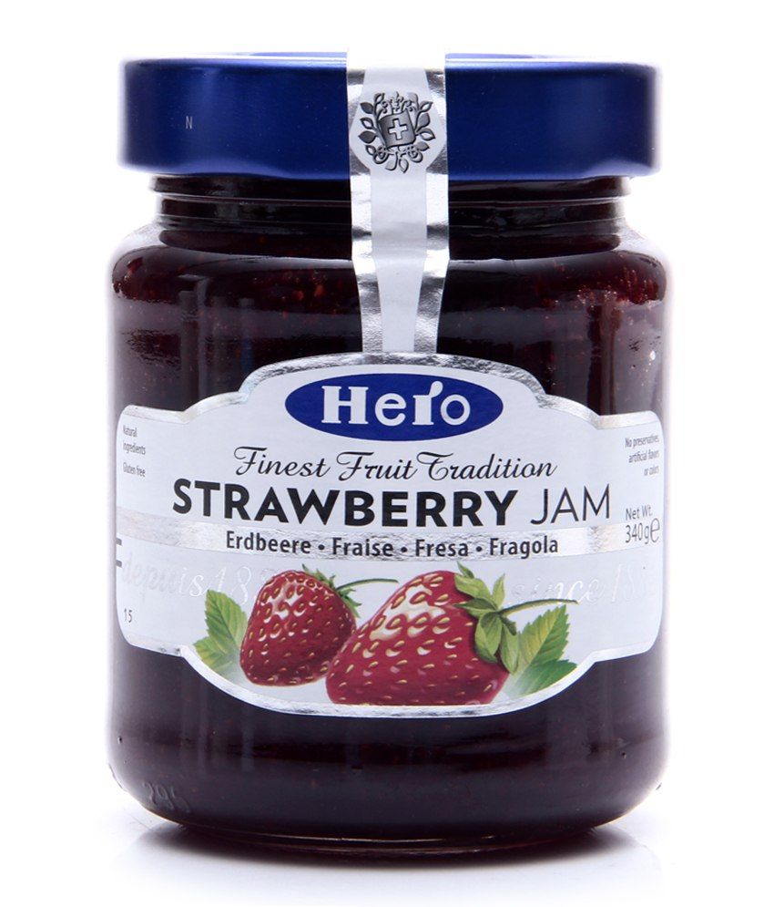 Hero Strawberry Jam - 340g: Buy Hero Strawberry Jam - 340g at Best ...