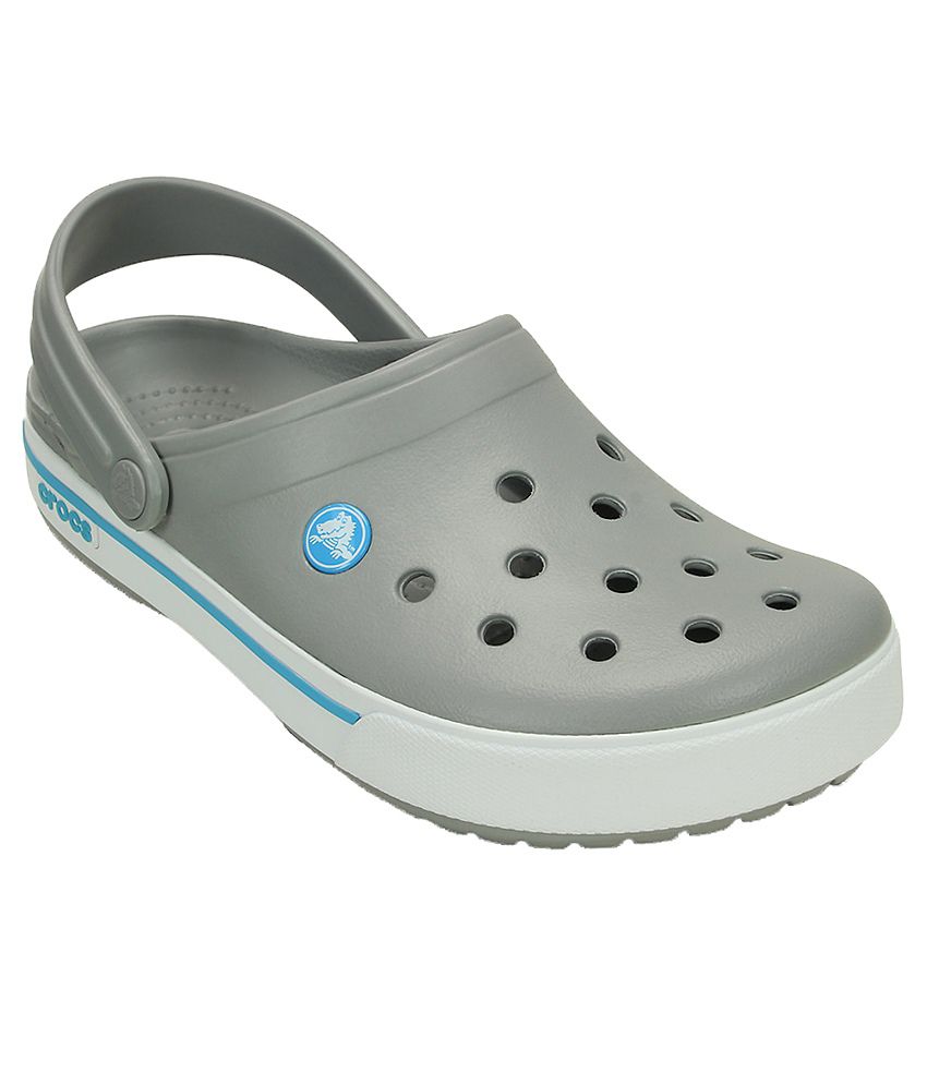 Crocs Relaxed Fit Crocband Ii.5 Gray Clog - Buy Crocs Relaxed Fit ...