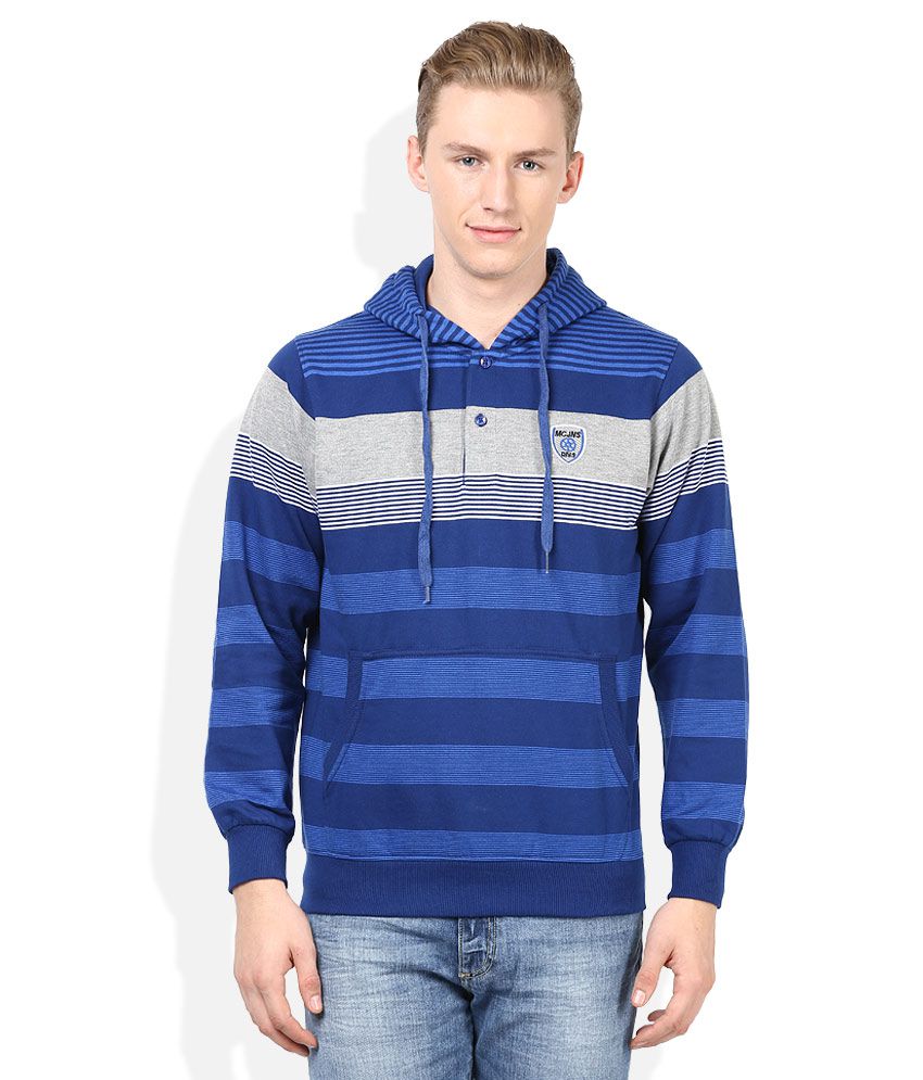 Monte Carlo Blue Hooded Sweatshirt - Buy Monte Carlo Blue Hooded ...