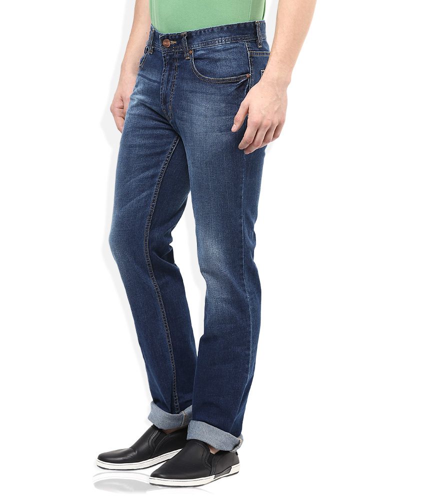 Numero Uno Blue Straight Fit Jeans - Buy Numero Uno Blue Straight Fit ...