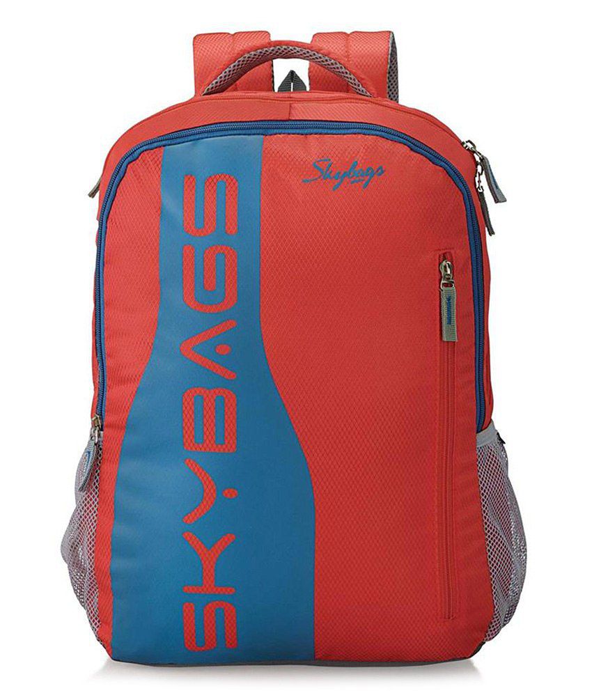 Skybags Branded Backpack Laptop Bags College Bags Orange Candy Plus 04 - Buy Skybags Branded ...