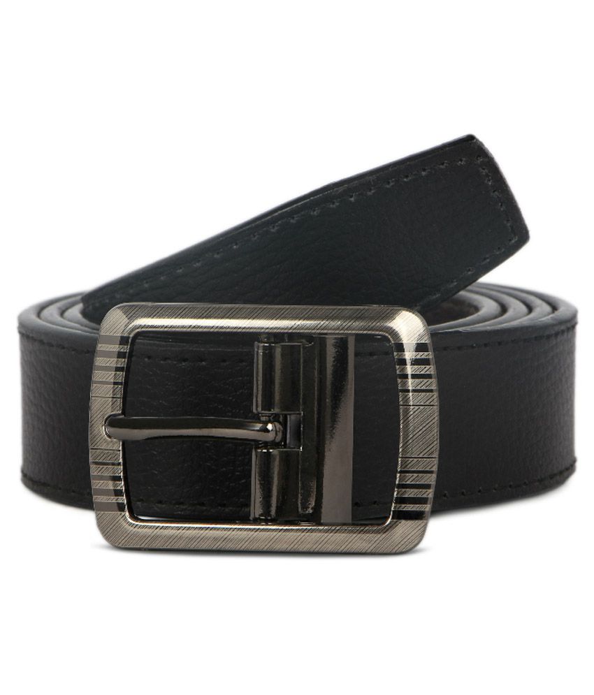 Shock Black Leather Belt: Buy Online at Low Price in India - Snapdeal