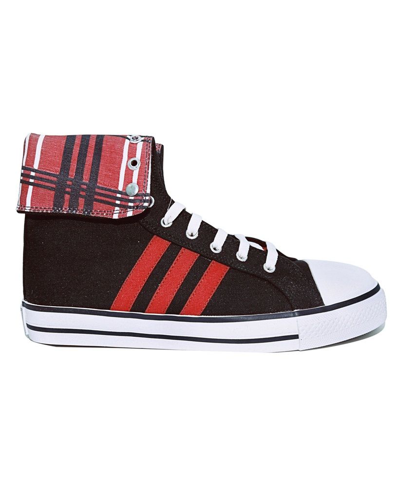 adidas high ankle shoes black