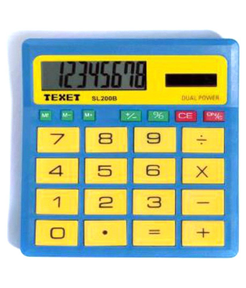 Texet Blue & Yellow Basic Calculator Buy Online at Best Price in India